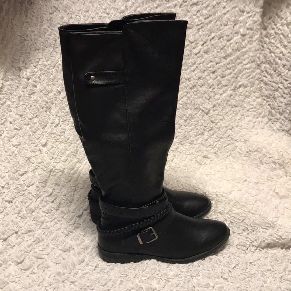 Rampage Black Riding Boots